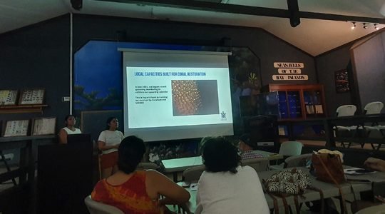 Coral Restoration through Assisted Fertilization and Microfragmentation workshop