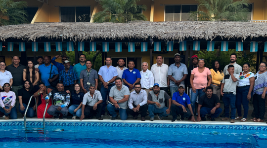 Fishermen from the Gulf of Honduras came together to share their experiences of economic diversification to conserve fisheries