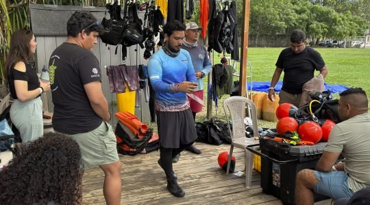 Guatemala y Honduras realizan intercambio técnico sobre respuesta post tormenta en arrecifes de coral